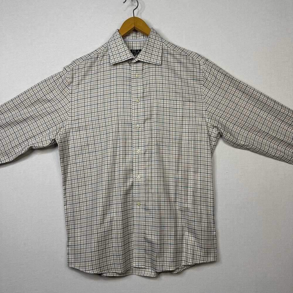 Jos A Bank Signature Collection Men's Medium Button Up Long Sleeve Shirt